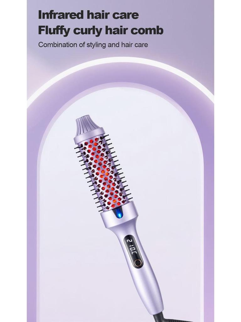 Hot Selling Hair-Friendly Fluffy Comb: Inner Curl Straightening & High Skull Root Lifting Anti-Scald Styling Tool