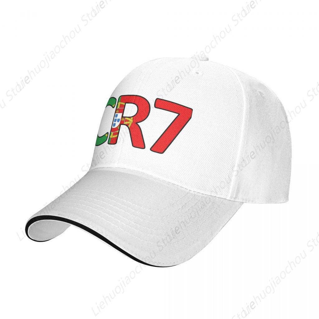 CR7 Football Soccer Baseball Caps Hip Hop Ronaldos Sandwich Cap Unisex Adjustable Dad Hat Travel Gift