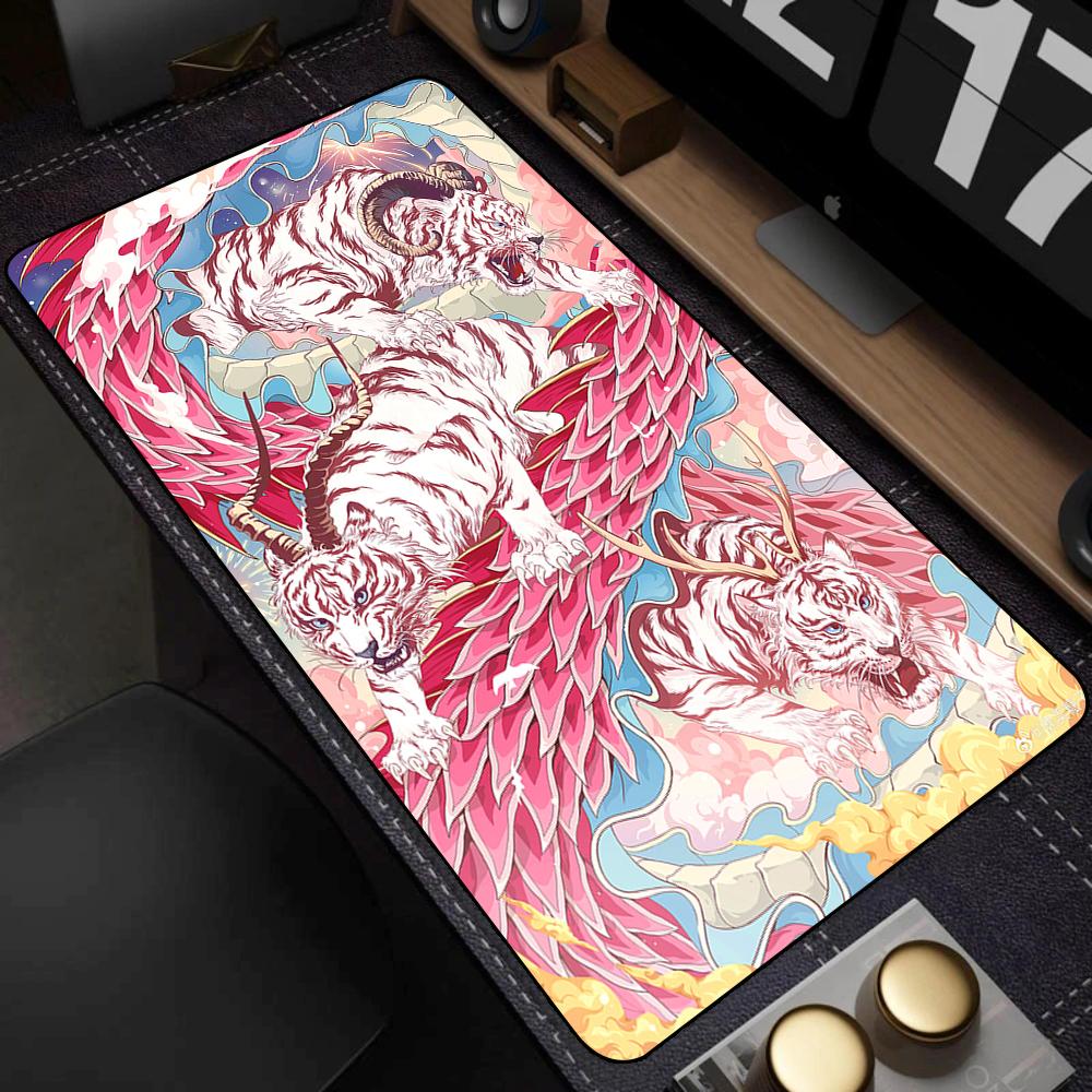 Dragon Mouse Pad Desk Mat Office Rug Mouse Mat Mause Pad Xxl totem Big Mousepepad Gaming Accessories Mausepad Deskmat 1200x600