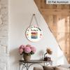 2D Flat, Retro-style High-end Aluminum Wall Decoration, Available in Multiple Sizes. Teacher-themed Signboard with Inspirational Quotes. Suitable for