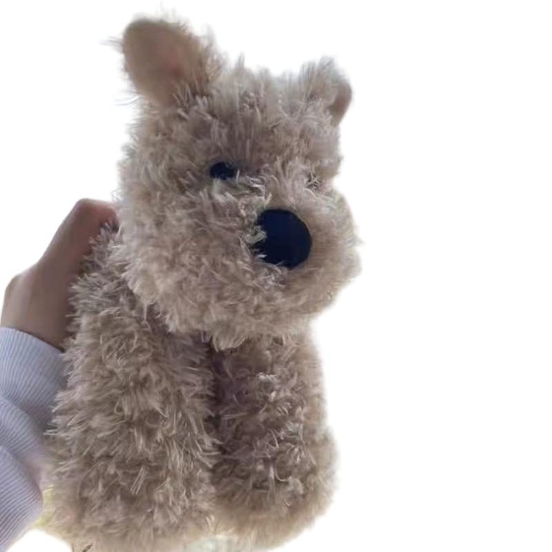 

Плюшевая игрушка Собака Хайленд Уэст Терьер Мягкая Подушка Подарок на День Рождения Компаньон Сон коричневый