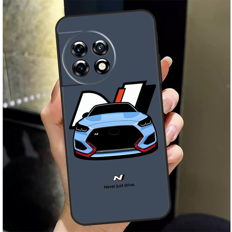 

I30N Blue Cars Cover For OnePlus 13 13R 12 12R 11 10 Pro 8T 10T OnePlus Nord 4 CE 2 3 Lite N10 N20 N30 Case For OnePlus 13R