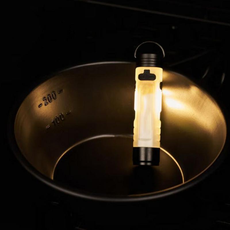 1Pc Mini Flashlight Outdoor Key Clip Cap Ambient Led Long Endurance Disaster Relief Emergency Small Light Pocket