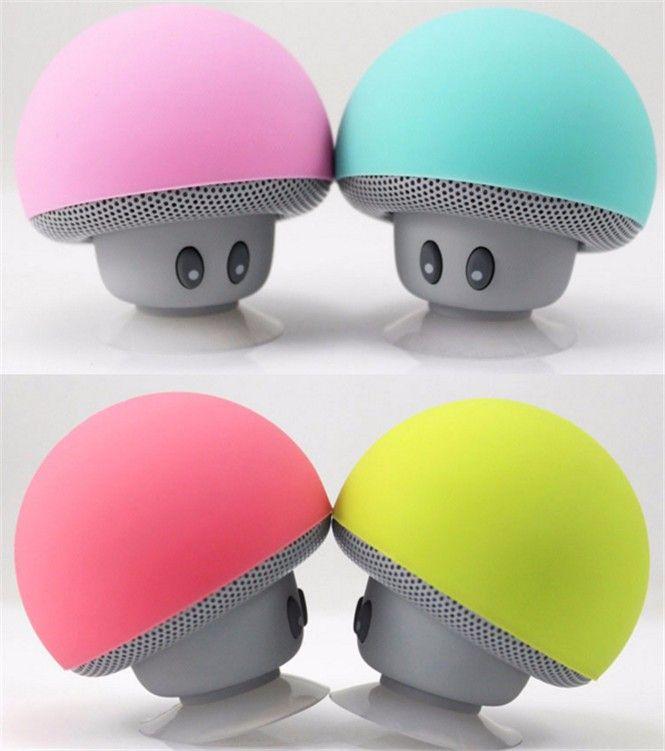 Mushroom Lamp Bluetooth Speaker BT648 Pink