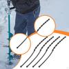 4x Ice Auger Protectors Rubber Guard Straps Winter Fishing Accessories Bands for Electric &