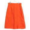 Marni Orange Embossed Cupra Skirt Skirt 42 OrangeUsed