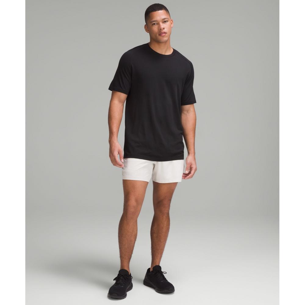 Lululemon Pace Breaker Linerless Short 5  Bone