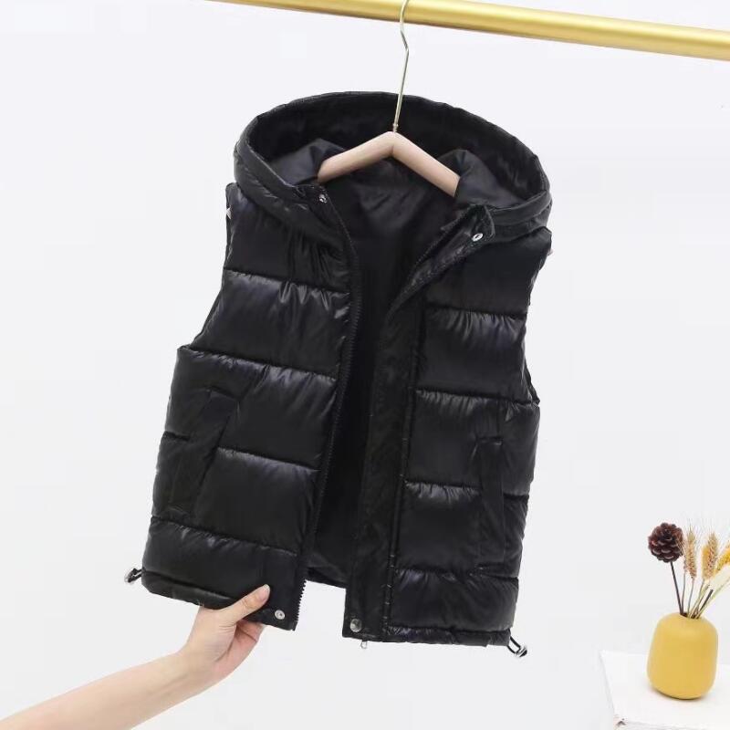 Winter Children's Self-heating Outerwear Vest, Boys and Girls Thickened Cotton-padded Jacket for Outerwear