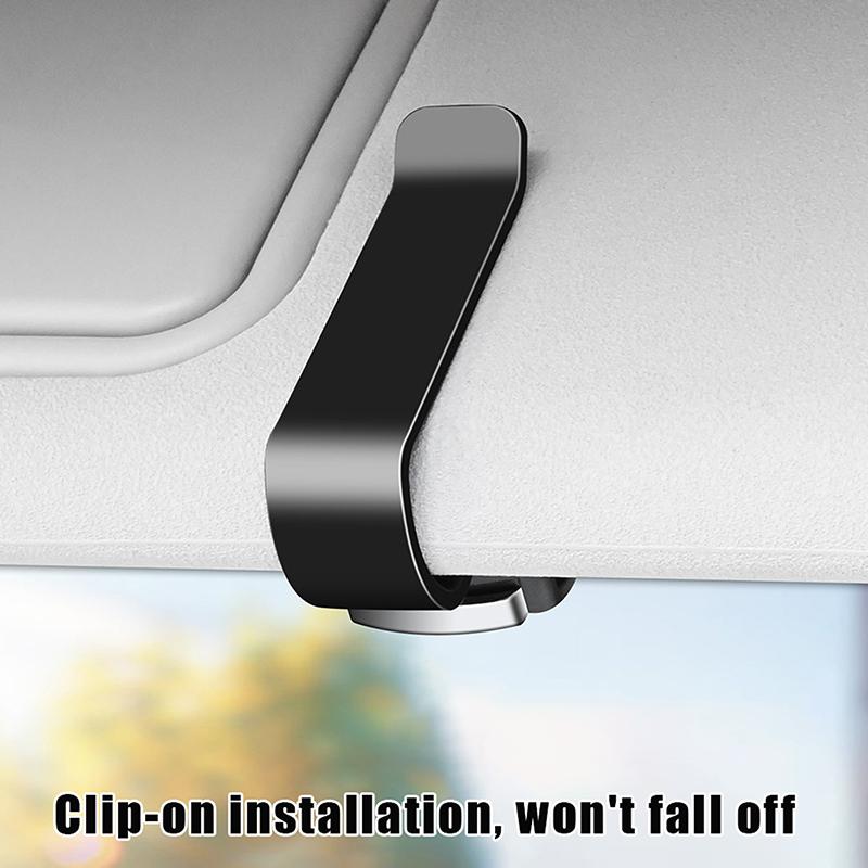 Car Glasses Clip, Car Sun Visor Glasses Storage Clip, Creative Multi-Functional Ticket Clip, Document Clip, Sunglasses Holder