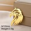 Dawapara Gothic Witch Raven Animal Bird Pendant Eagle Crow Owl Charm for Jewelry Making Stainless Steel Accessories