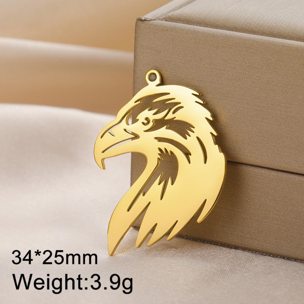 Dawapara Gothic Witch Raven Animal Bird Pendant Eagle Crow Owl Charm for Jewelry Making Stainless Steel Accessories