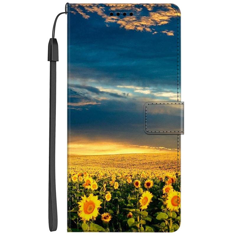 Flip Leather Case For Samsung S24 Ultra 5G Cover Book Wallet Seascape Coque for Samsung Galaxy S23 S22 S21 S20 Ultra S24Ultra