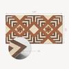 Wall Decor PVC Panel with Pattern for a Room 120x60 cm Pattern with Geometric Motifs