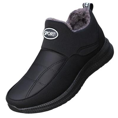 Men Shoes  New Comfortable Keep Warm Winter Snow Boots Slip On Plush Fur Ankle Botas Men Boots Outdoor Zapatos De Hombre