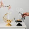 Chic Metal Craft for Home Delicate Censer Holder Metal Censer