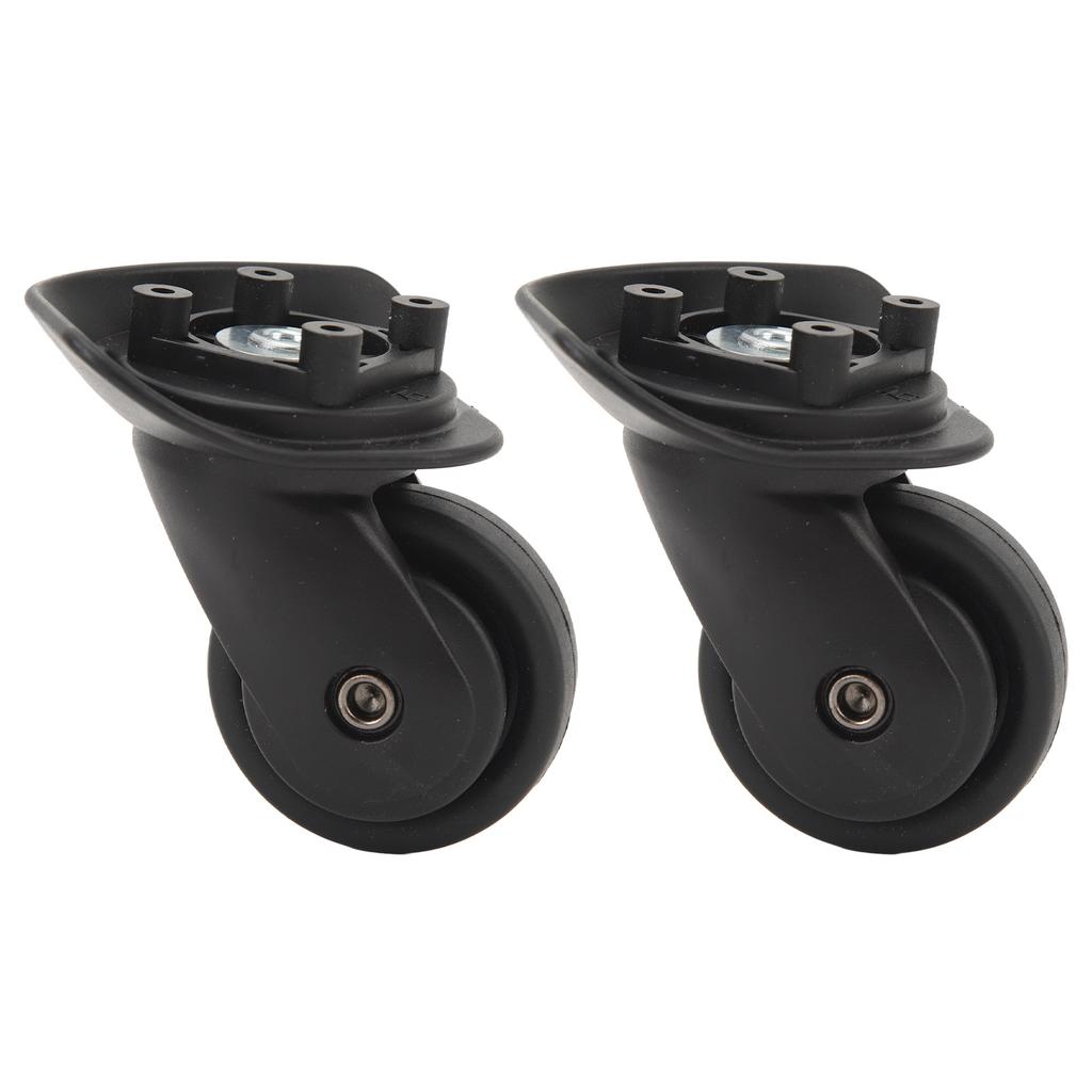 1 pár náhradních koleček ke kufru se šroubem, lehká tichá otočná kolečka k zavazadlu pro cestování