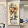1 Stücke Retro Schmetterling Und Blumentopf Leinwand Gemälde Vintage Poster Abstrakte Kunst Blume Bilder Drucken Chinesischen Stil Wandgemälde Für Wohnzimmer