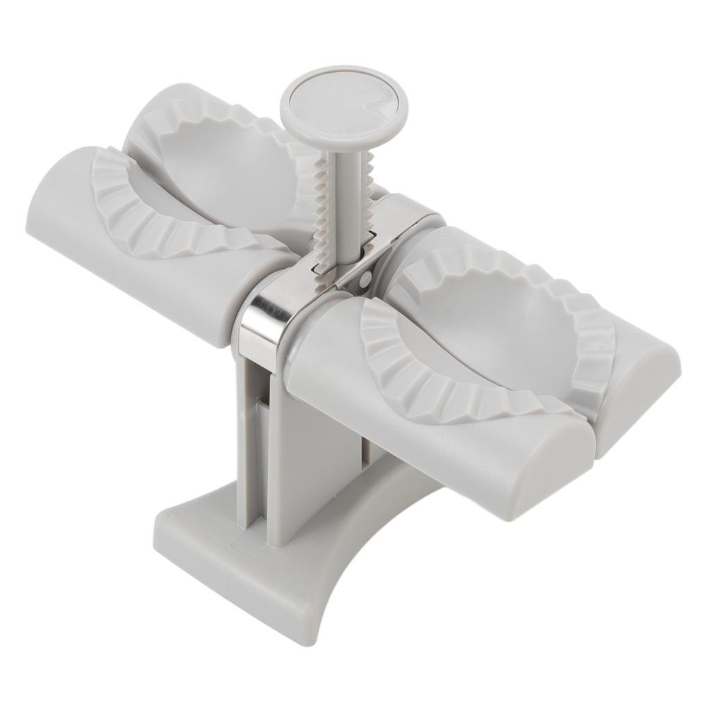 Dumpling Mold Machine Automatic ABS and Stainless Steel Double Head Dumpling Maker for Home Kitchen