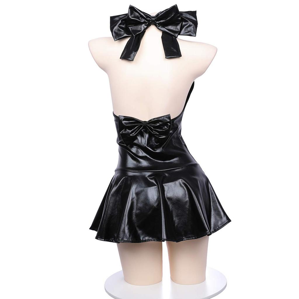 Erotic Small Sexy PU Bodycon Black [SENMHS] Sexy, Lingerie, Extreme, Breasts, Cute, Leather-Look Costume, Bondage, Lingerie, Enamel, PVC, Queen,