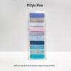 Morandi Color Transparent Sticky Notes - Cute Colorful PET Index Stickers for Marking and Memo.