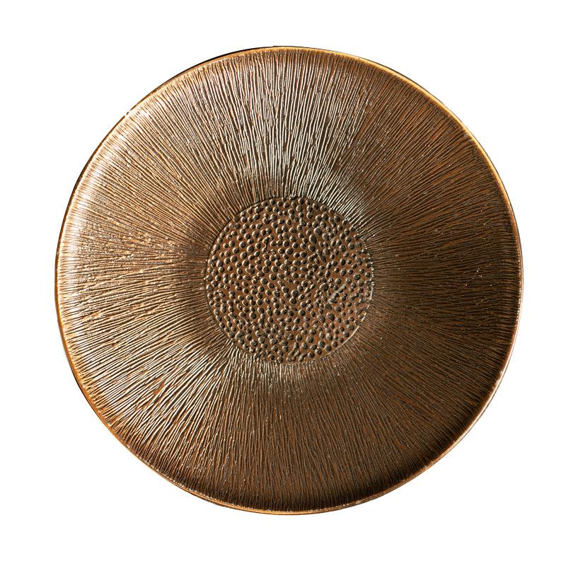 Sous-verre en alliage de zinc, Sous-verre, Accessoires de cérémonie du thé, Coussin de siège pour encens, Petite base porte-encens, S'accorde avec plusieurs styles