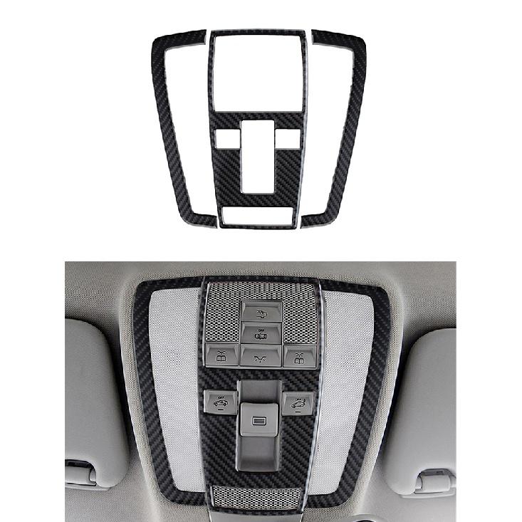 Car Accessories Interior Carbon Fiber Stickers For Mercedes-Benz C Class W204 2007-2013 Entral Console A/C Switch Panel