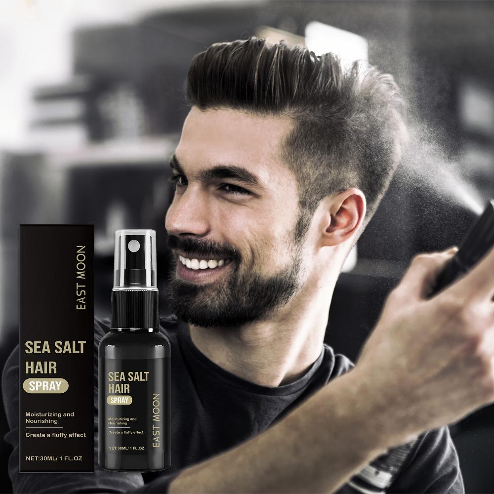 Sea Salt Hair Spray with Seaweed and Aloe Extract, Gentle Formula Lightweight Non-Irritating Texture for Voluminous Fresh Styling