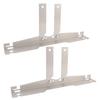 2 Sets Wheel Alignment Tool Plate with 2 Tape Measures Accurate Measurement Alloy Steel Automotive Toe Alignment Tool