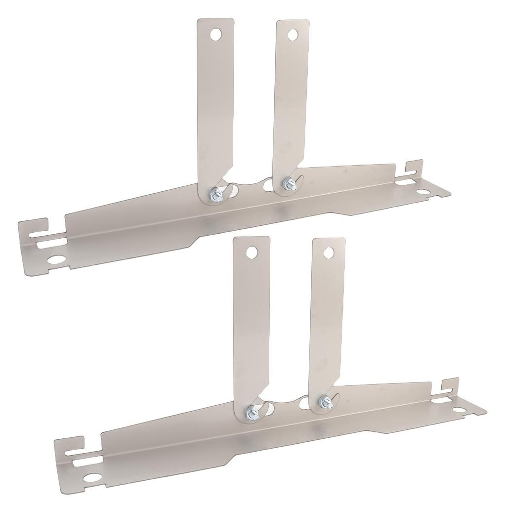 2 Sets Wheel Alignment Tool Plate with 2 Tape Measures Accurate Measurement Alloy Steel Automotive Toe Alignment Tool