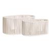 Baskets - HOUSE NORDIC - Off-white - Cotton and Metal - 2 Sizes - Modern Scandinavian Style
