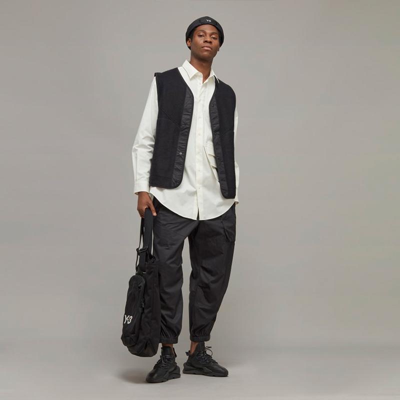 Y-3 Solid Color Sports Cargo Pants Men pants Black H63027
