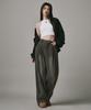 Verdnt Shirred Nylon Crop Jacket [Black]