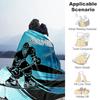 Blue Hockey88 Personalized Name Blanket Multi-purpose Customizable Blanket Soft & Cozy Suitable for Home Decor Living Room Couch Office Chair