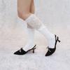 White lace socks