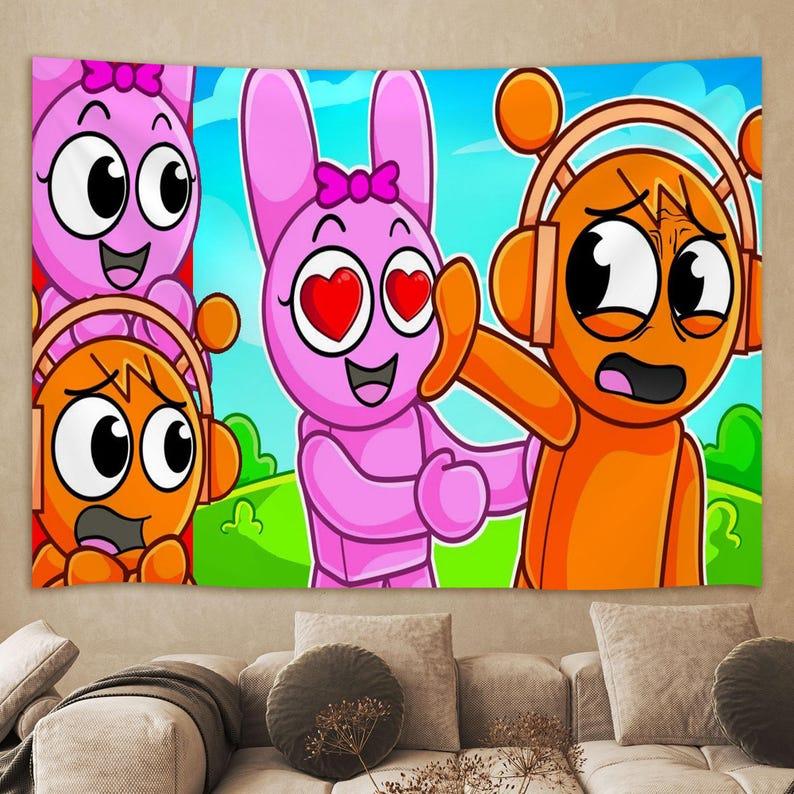 Falling in love tapestry 75x100