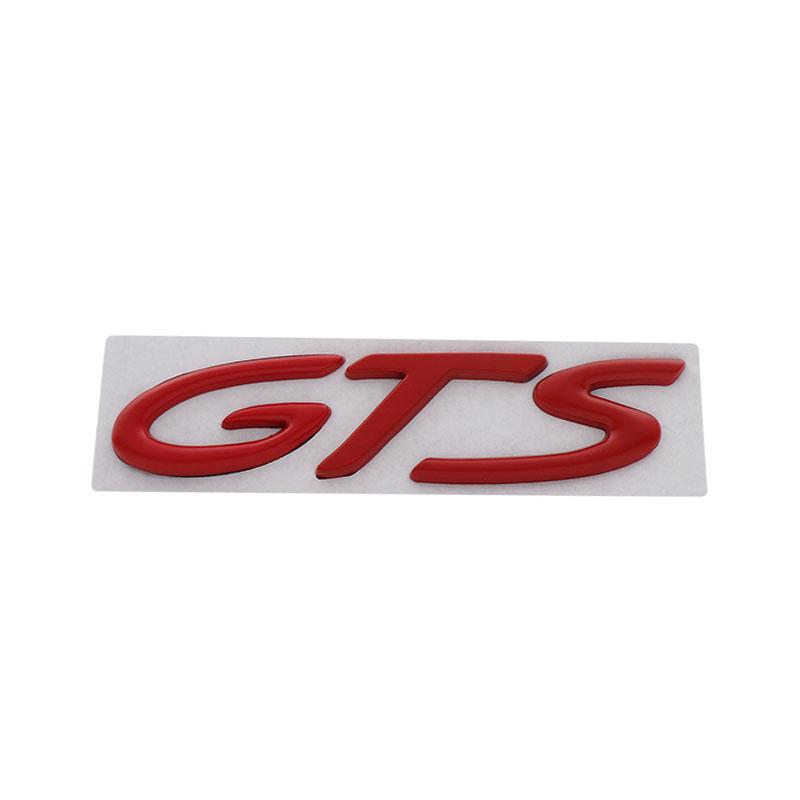 3D GTS for Car Hood Fender Trunk Rear Bonnet Nameplate Decal Emblem Badge Sticker