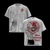 Anime The Seven Deadly Sins Escanor Grafik T-Shirt Herren Locker Bekleidung Freizeit Baumwoll-T-Shirt Vintage Gewaschenes T-Shirt Harajuku Oberteile