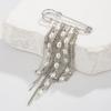 Vintage Long Tassel Brooch Pearl Multi-layer Chains Pin Waist Cinching Fixed Pin  Banquet Party