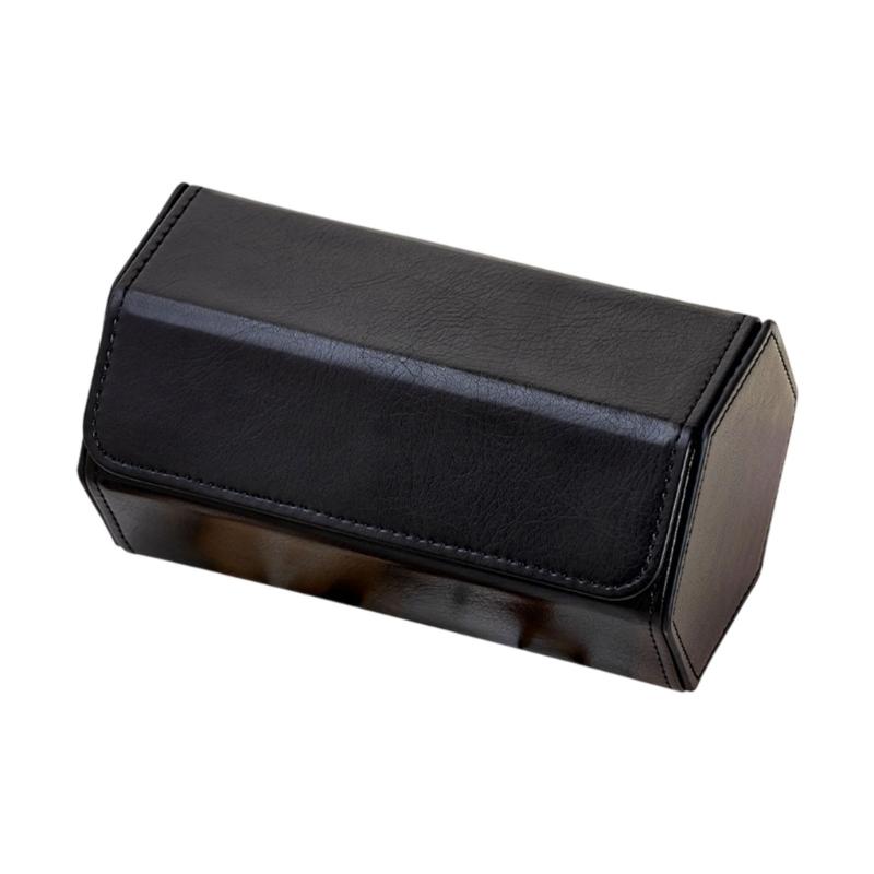 Elegant PU Leather Hexagon Watch Box Compact Design For Safe Jewelry