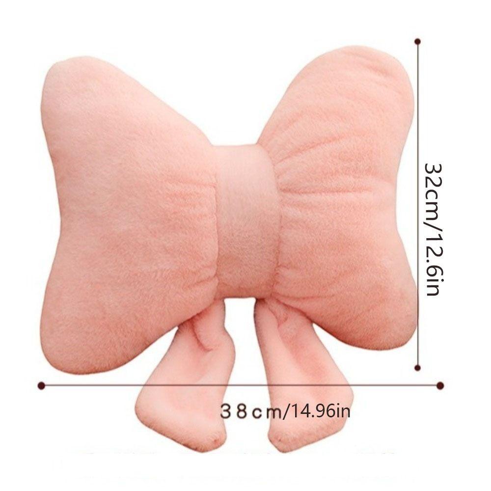 Plush Bow Pillow Cute Bow Throw Pillows Neck Rest Pillow Neck Cushion  Seat Ornaments
