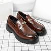 Leather Shoes Men's New Trendy Casual Shoes Business Dress Small Leather Shoes Foreign Trade Large Size Foot Cover Men's Loafers