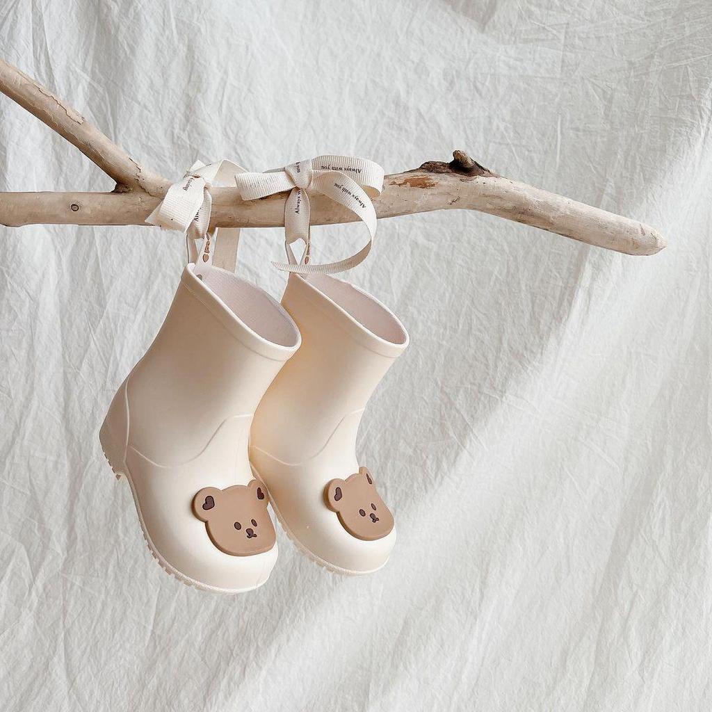 Children's Non-Slip Silicone Rain Boots - Cute Cartoon Design for Preschool and Primary