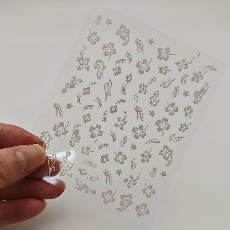 1pc Ocean Nail Art Stickers 5D Summer Starfish Seashell Nail Decals Decoration Y2K Embossed Nail Art Supplies Manicure Slider