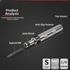 FOR IMPACT 6 In 1 Screwdriver with 1/4 Drive Bit Kit for Rusted Seized Fasteners Compact 20.5 X 10 X 2.1 Cm Design