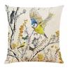2024 Modern Minimalist Butterfly Bird Linen Pillowcase for Sofa