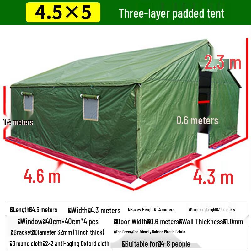 Outdoor Waterproof Canvas Cotton Tent