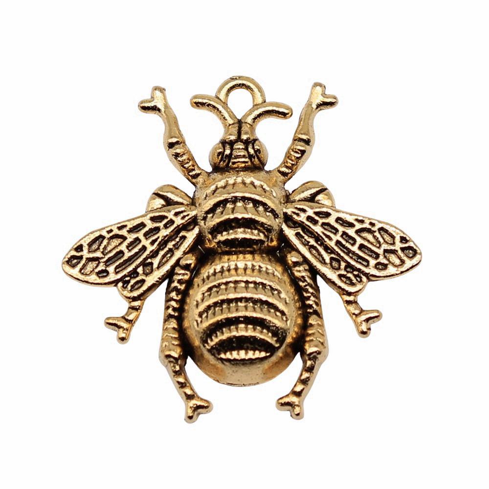Large Pendants Bees Honeycomb Charms For Bee Themed DIY Jewelry Making