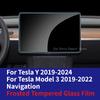 For Tesla Model 3/Y/S/X Refresh Car Central Control Navigation Screen Tempered Glass Film Protector Trument Protective Films