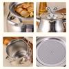 1.5/4L Stainless Steel Household Oil Filter Pot Lard Strainer Tank Container Jug Large Capacity Storage Can Kitchen Cooking Tool