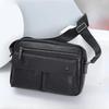 Men's Crossbody Bag Genuine Leather Large-capacity Fashionable and Niche Messenger Bag Retro Business Single-shoulder Bag Casually
